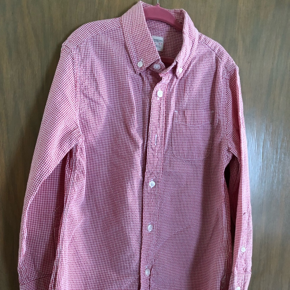 CREWCUTS Dress Shirt - Sz 6/7 Like New